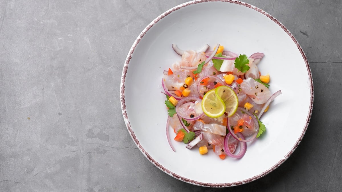 Ceviche de dorade aux agrumes et avocat